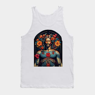 vitruvian man color Tank Top